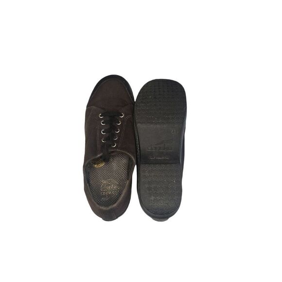 Dansko Veda Clog Sneakers Women Sz 8 Vegan Black Walking Canvas Boho Workwear - Picture 6 of 6